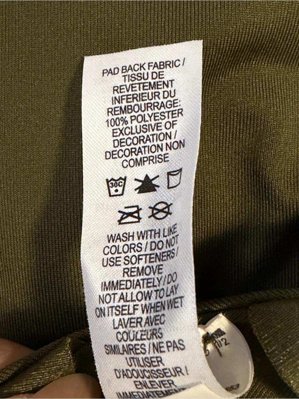 Nike Olive/Tan Strappy-Back Light Support Sports Bralette